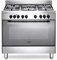 Cucina a Gas N° 5 Fuochi con Forno Elettrico Multifunzione, 90x60 cm