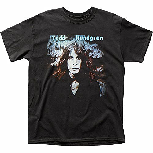 Todd Rundgren Hermit T Shirt Mens Rock N Roll Music Band Retro Black Black XXL