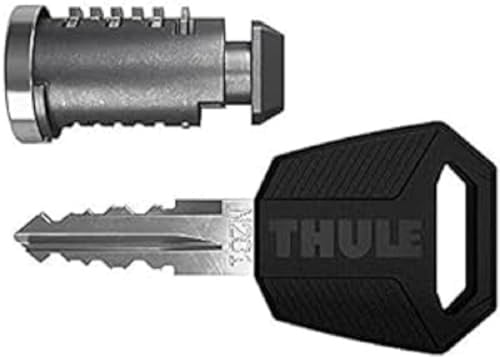 THULE Cylinder + Steel Key N204 Schlüsselanhänger, Unisex, Mehrfarbig, Einheitsgröße