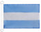 BANDERA NAUTICA PABELLÓN CIVIL ARGENTINA 45x30cm - Pabellón de conveniencia ARGENTINA - PABELLÓN NACIONAL 30 x 45 cm anillos - AZ FLAG