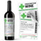 Wine Prescription Medical Alcohol Bottle Gift Funny Drinks Sticker Label (3)