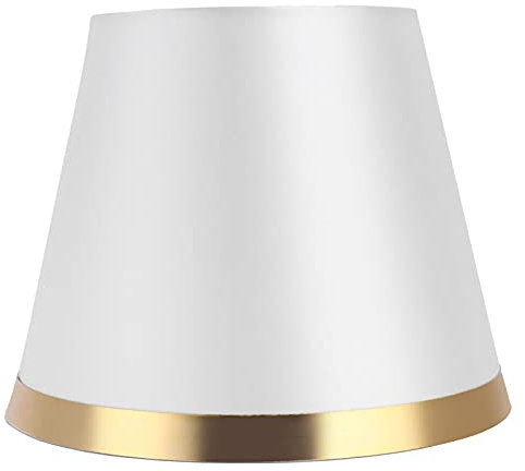 Tissting E27 Lampenschirm Grau - Einfache Installation und Abriebfestigkeit für Tisch- und Stehlampen im Schlafzimmer, Wohnzimmer und Büro (30cm/11.8in)