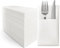 Jinyudome Leinen-Textur Servietten mit Bestecktasche - 40x40 cm Airlaid Einwegtableware (50 Stück) - Vorgefaltet & Rissfest für Hochzeiten, Veranstaltungen & Events