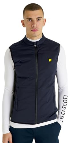 Lyle & Scott Mens Primaloft Golf Gilet - Dark Navy - M