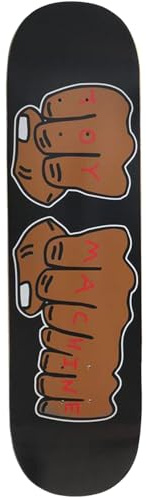 Toy Machine Fists Black 8.25 Deck | 1 Sticker