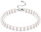 JeweBella 4MM/6MM/8MM Perlenarmband Damen Silber 925 Armband Perlen für Frauen Mädchen Länge 18+6CM Verstellbar Klassische Weiß Pearls Armband mit Box