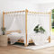 DCRAF Home Products-Himmelbett 200x200 cm Bambus