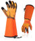 Vgo... 1 Paar Gartenarbeitshandschuhe Unisex, Sicherheitshandschuhe, lange Ärmel, Stulpe, pannensicher, Touchscreen (SL7496)