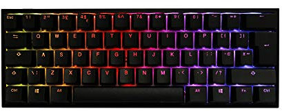 Ducky One2 Pro Mini RGB Backlit Silent Red Cherry MX Switch UK Layout