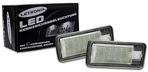 letronix SMD LED Kennzeichenbeleuchtung Nummernschildbeleuchtung Module mit E-Prüfzeichen