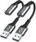 USB C Female to USB Male Adapter (2-Pack),Type C to USB A Charger Cable Converter for iPhone 16 15 14 13 12 11 Pro Max Plus, Samsung Galaxy Note 20 S24 S23 S22 S21 Ultra, Apple iWatch Watch Series 7