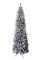 BUD Albero di Natale Cleveland White Innevato Floccatura Lieve, In Pvc, Apertura Ad Ombrello | In Pvc Innevato Apertura Ad Ombrello (210 cm)