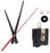 HDKEAN UK MSF For Time Atomic Radio Controlled Wall Clock Quartz Movement Mechanism DIY Kit Replacement Set - 56mm x 56mm x 19mm - Black