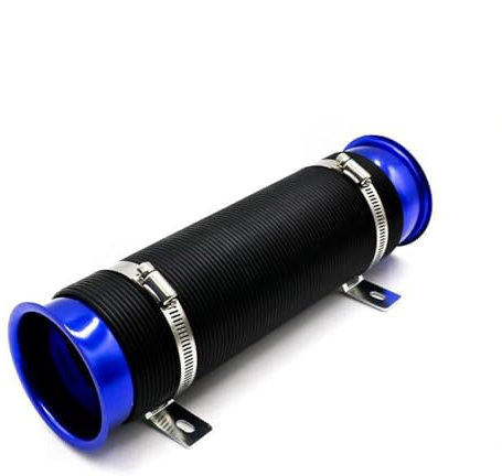 Shkalacar Tuyau D'admission d'air Froid Universel pour Voiture, Diamètre Intérieur de 3 pouces/76mm, Système D'admission de Conduit Flexible Universel, Tuyau D'échappement