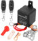 Remote Battery Disconnect Switch 12V 200A Car Kill Switch Anti-Theft Switch Prevent Battery Drain Remote Car Kill Switch Anti Theft with 2 Keys for Car RV Truck Camper Travel Trailer