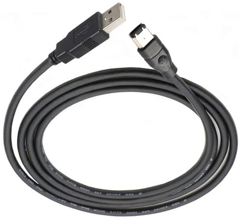 YIZITU 1PC Firewire IEEE 1394 6 Pin Male To USB 2.0 Male Adaptor Convertor Cable For Digital Cameras And Printers Cable Cord