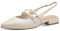 MARCO TOZZI Damen Slingpumps Spitz Elegant, Beige (Cream), 39 EU