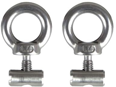 dinghaole 2 Piece Awning Rail Stopper, Stainless Steel Awning Rail Stopper - For Caravan Motorhome Campervan Tents