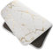 PHENOFICE Bodenmatte aus Marmor schlafzimmerteppich Floor mat Living Room Rug Badezimmer-Teppich bathmat Runde Outdoor-Teppiche Teppich grau Badezimmerteppichmatte Badvorleger Polyester Weiß
