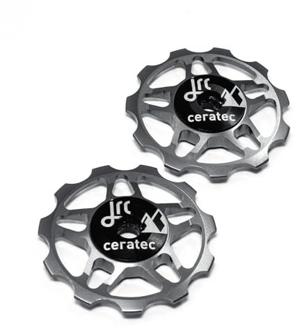 JRC Components 11T Keramik-Riemenscheibe | Kompatibel mit Shimano, SRAM & Campagnolo 9/10/11 Gang für Straßensysteme | Hybrid Keramik Umwerfer Riemenscheibe Räder - Gunmetal