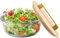 Eurppy Glass Mixing Bowl with Lid, Deep Big Glass Bowl Large Glass Salad Bowl, Cooking Bowls for Kitchen Salad Bread Storage, Dishwasher, Freezer, Microwave