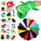Generisch 1 Satz Handpuppen-Set aus Filz Handpuppen für Sockenpuppenset kreatives Puppenspielzeug Filzpuppen tierische Handpuppe Nähsets für Handpuppe Filzstoff
