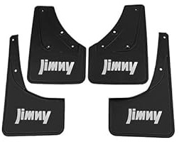 yahabb 4 Pezzi Auto Parafanghi per Suzuki Jimny 2019-2023, Paraspruzzi Anteriori E Posteriori Paraspruzzi Parafanghi Alettati Parafango Auto