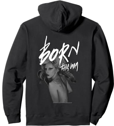 Offizielles Lady Gaga Born This Way Pop Retro Klassik Pullover Hoodie