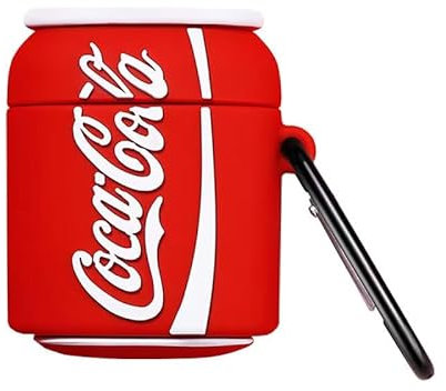 CrazyLemon für AirPods 4 (2024) Hülle, Weiche Silikon Kopfhörerhülle für AirPods 3D Karikatur Tier Mädchen Jungen Coole Lustige Süße Schutzhülle Kopfhörer Taschen & Cases - Cola Flasche