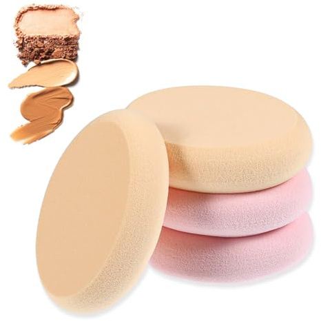 Ovaler Puff Beauty Egg Foundation-Schwamm, professioneller Make-up-Schwamm, 4 Stück