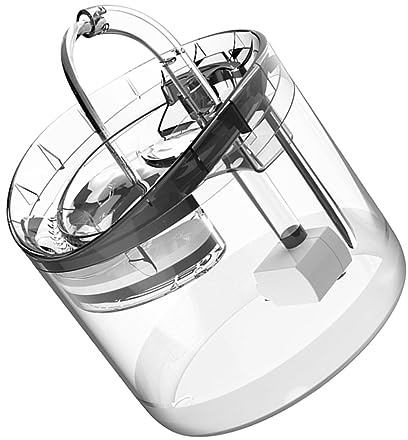 ORFOFE Automatic Cat Water Fountain Pet Water Dispenser Battery Operated Uk Plug