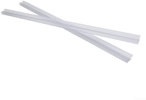 Lot de 2 joints de rechange pour porte de douche - Pour la plupart des portes en verre (14 mm)