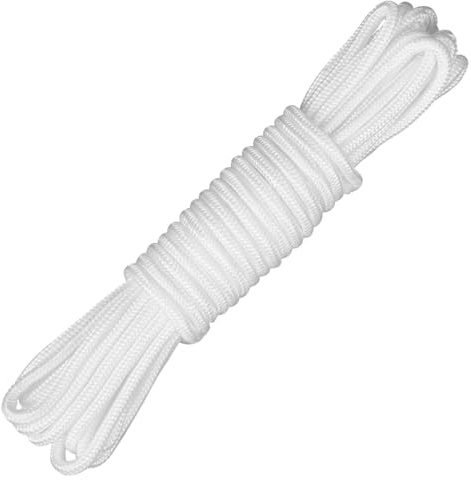 4 Meter robuste Ersatzschnur für Terrassenschirm, 8 mm/4 mm dick (4 mm)