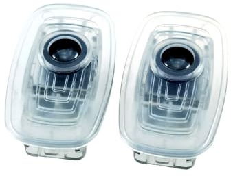 AutoQi Led Einstiegsbeleuchtung Willkommenslicht, Auto Laser Logo Projektor Türlicht Kompatibel mit Mercedes CLA C118 CLS C257 E-Klasse Coupe C238 Cabrio A238, 2 Stk
