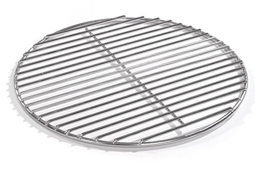 Barbecue rond en acier inoxydable V2A - 50 cm - Pour braseros, braseros, barbecues ronds