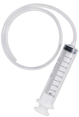 SCSpecial 100ml Large Plastic Syringe with 80cm (31.5in) Handy Plastic Tubing for Dispensing Injection