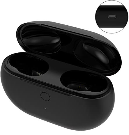 Ladecase Ersatz für Beats Studio Buds/Buds + Ladecase, Kompatibel mit Beats Studio Buds Ladekoffer Ersatz, Kabelloses Ladecase mit Bluetooth Pairing Sync Button (Ohrhörer Nicht Enthalten)