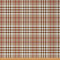 Geometrischer Stoff Meterware Polsterstoff Büffelkaros Gitter Dekostoff Karierter Stoff für Drinnen Draußen Kleidung DIY Kunst Wasserdichter Stoff Quadratisches Bastel Patchwork Braun 92 x 150 (HxB)