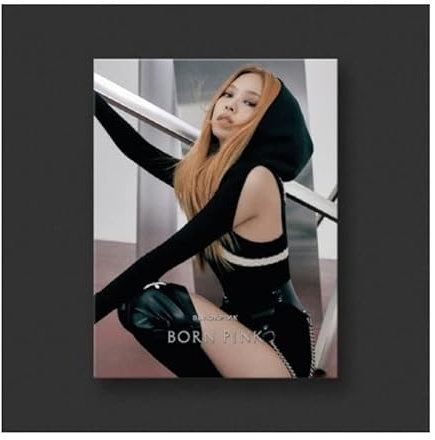 DREAMUS Blackpink Born Pink 2nd Album Digipack Version CD + Booklet + Selfie-Fotokarte + Akkordeon-Liedtexte Papier + Tracking (Jennie-Version)