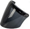 QLASIC Windschutz UV Schutz Ersatz Visier Universal 3 snap Motorradhelm Linse staubdicht und Winddicht Open Face Helm Half Face Helm Windschutzscheibe Zubehör (Color : 2)