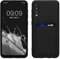 kwmobile Handyhülle kompatibel mit Samsung Galaxy A50 Hülle - Handy Cover mit Fach für Karten - in Schwarz