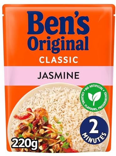 Ben's Original Jasmine Rice Microwave Rice 220g - Serves 2