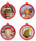 Hallmark Dr. Seuss's How The Grinch Stole Christmas! Ornamente, 4 Stück