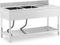 Royal Catering RCGS-2B1600D6 Spültisch 2 Becken zu je 400 x 400 x 250 mm extra Ablage Edelstahl Edelstahl-Spültisch Gastro-Spültisch