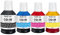 Molabel Bouteilles d’Encre compatibles GI-56 pour Canon GI-56 – Pack de 4 (Noir, Cyan, Magenta, Jaune) Compatible avec MAXIFY GX7050, GX6050, GX5050, GX4050, GX3050