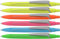 Schneider 131986 Reco Neon Edition Kugelschreiber (aus recyceltem Kunststoff, ausgezeichnet mit Der blaue Engel, Schreibfarbe: blau) neon sortiert, 6 Stück