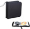 Yitobici Borsa porta CD DVD per 40 dischi, (nera) Borsa porta CD per auto e casa