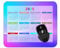 YENDOSTEEN Special Design 2025 Calendar Mouse PadSpots Background Light Bright Desktop Notebook Mouse Mat for Working and Gaming #291