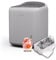 Klarstein SparkIce Eiswürfelmaschine, 15 kg/Tag, Eiswürfel in 6 Min., Touchpad, 2 Eiswürfelgrößen, Automatische Reinigung, Eiswürfelbereiter für Getränke & Smoothies, Weiß