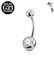 AceFun Bauchnabelpiercing für Frauen 14G Massiv Titan Bauchnabelpiercing 12MM Bauchstangen Silber Bauchnabel piercing Schmuck Titan Bauchnabel Kurve Bauchnabel Barbell Ringe Body Piercing Schmuck